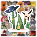 Cowboy West Cowherd Stickers