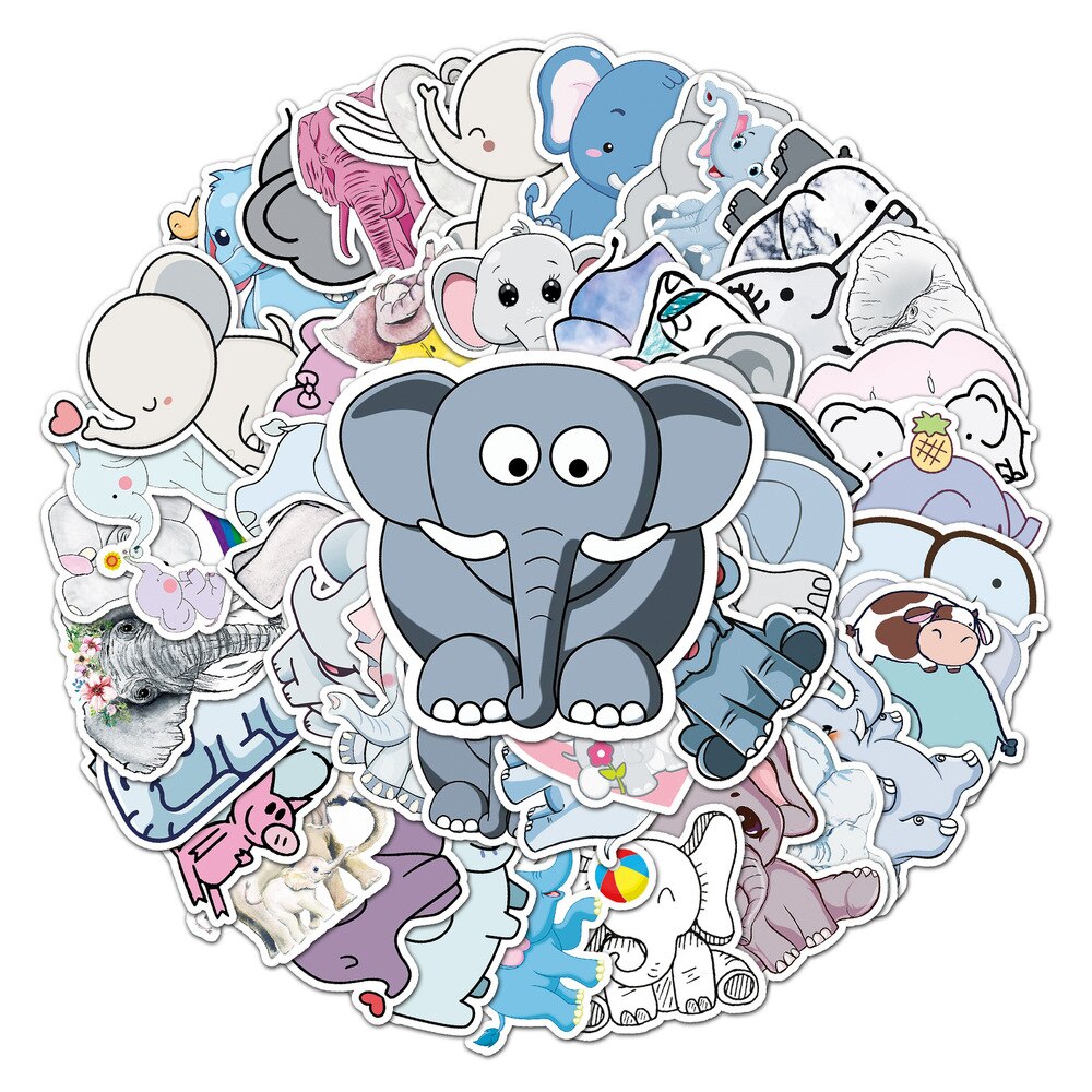 Elephant Cool Stickers