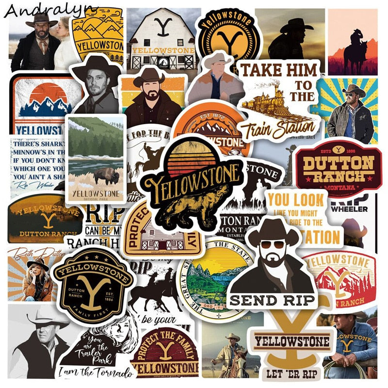 Yellowstone TV Series Stickers