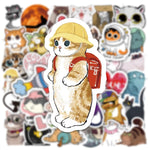 Cute Animal Cat Aesthetic Stickers