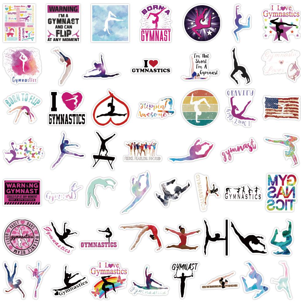 Gymnastics Gym Sports Stickers