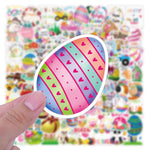 Cute Easter Day Egg Rabbit Stickers