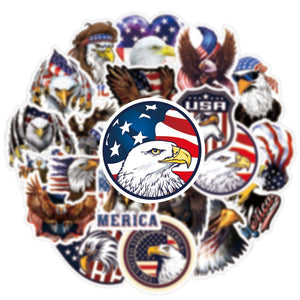 American National Bald Eagle Stickers