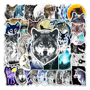 Fierce Wolf Stickers