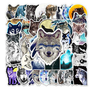 Fierce Wolf Stickers