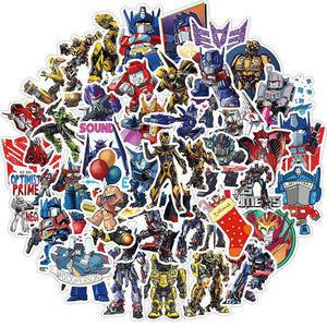 Transformation Bumblebee Optimus Prime Stickers