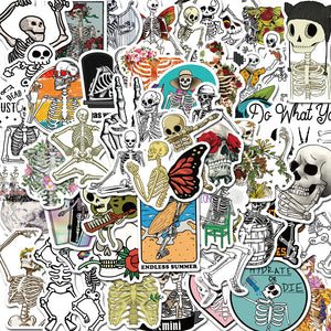 Punk Skeleton Stickers