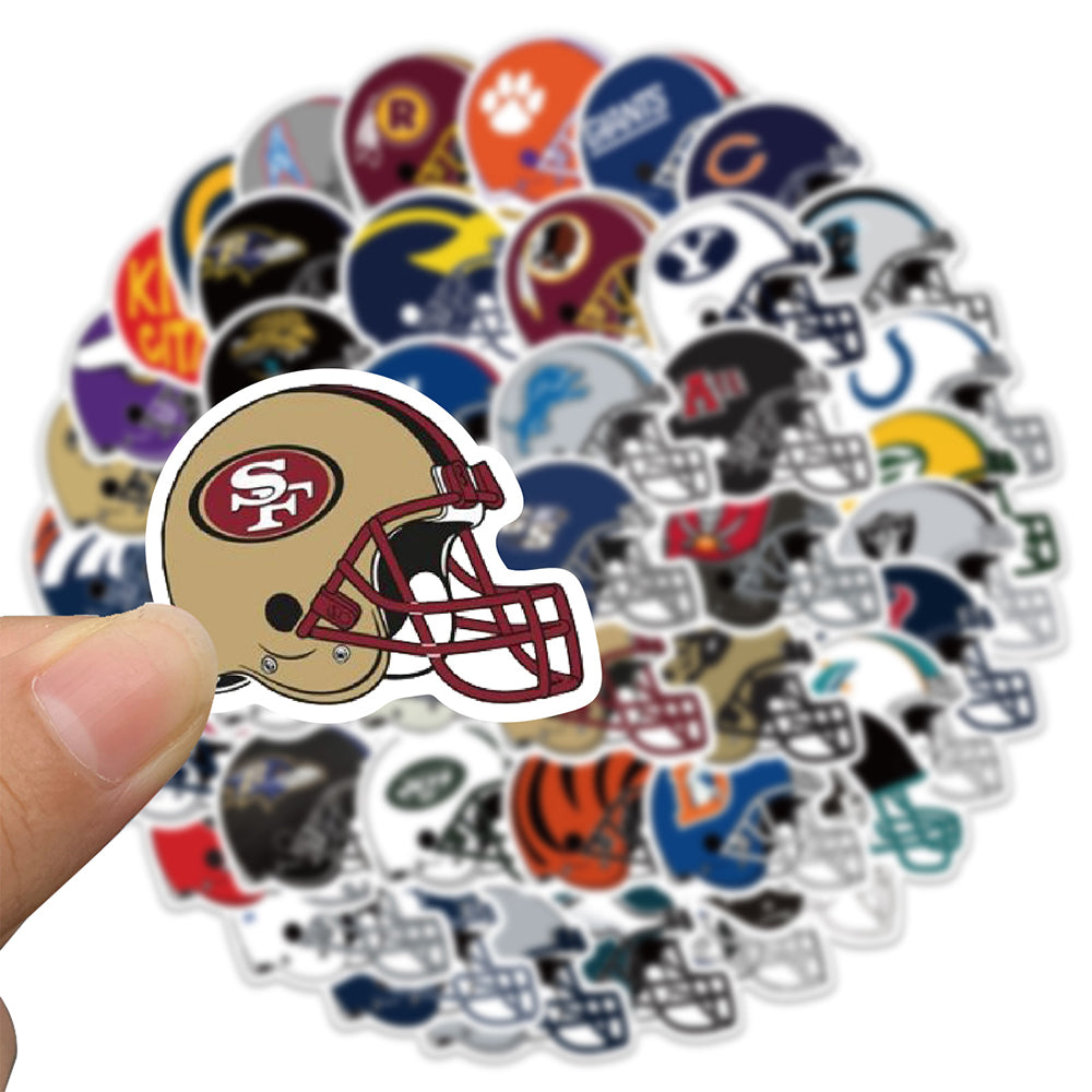 NFL Rugby Team Helmet Stickers