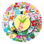 Tulip Flowers Stickers