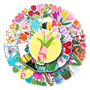 Tulip Flowers Stickers