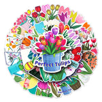 Tulip Flowers Stickers