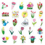 Tulip Flowers Stickers