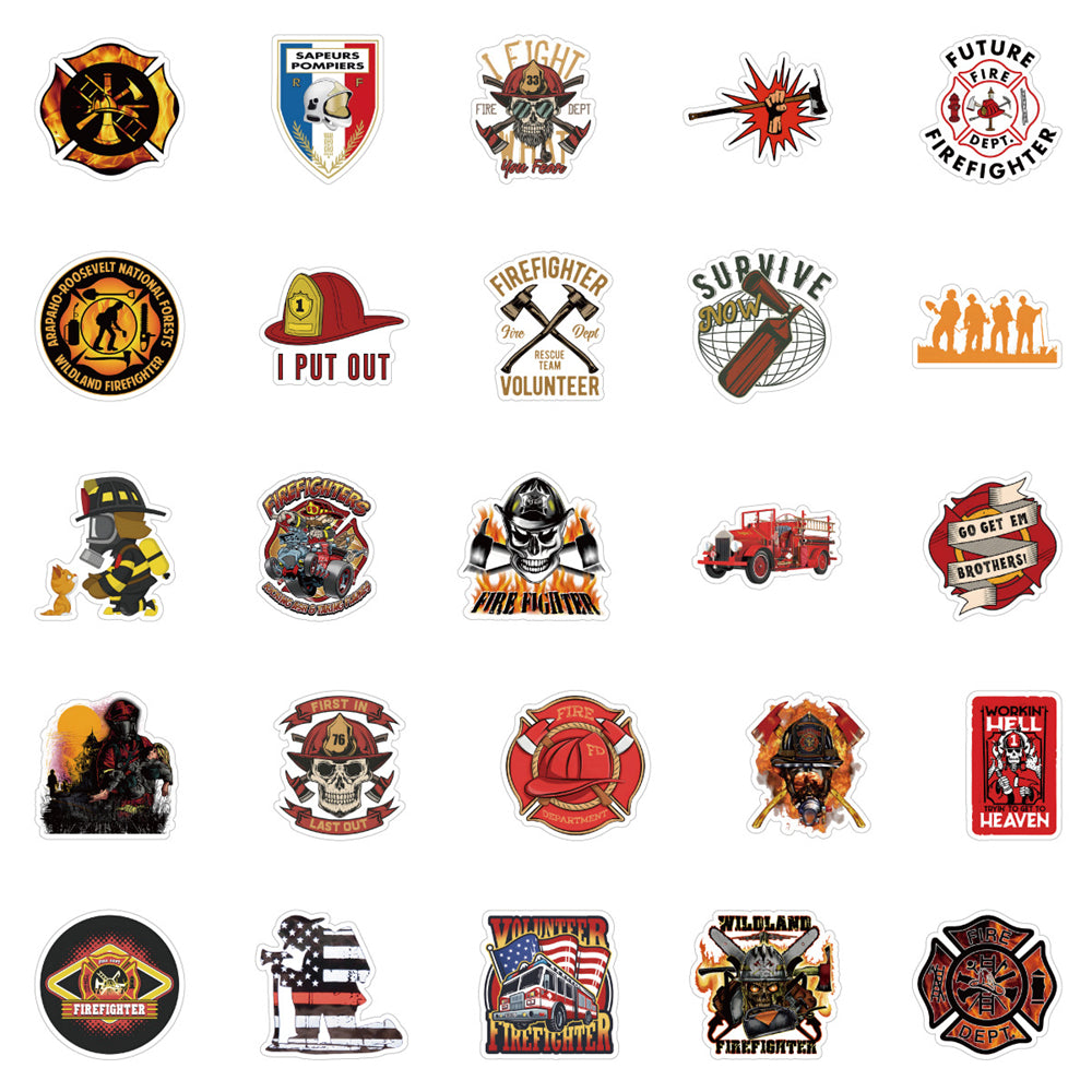 Firefighter Stickers