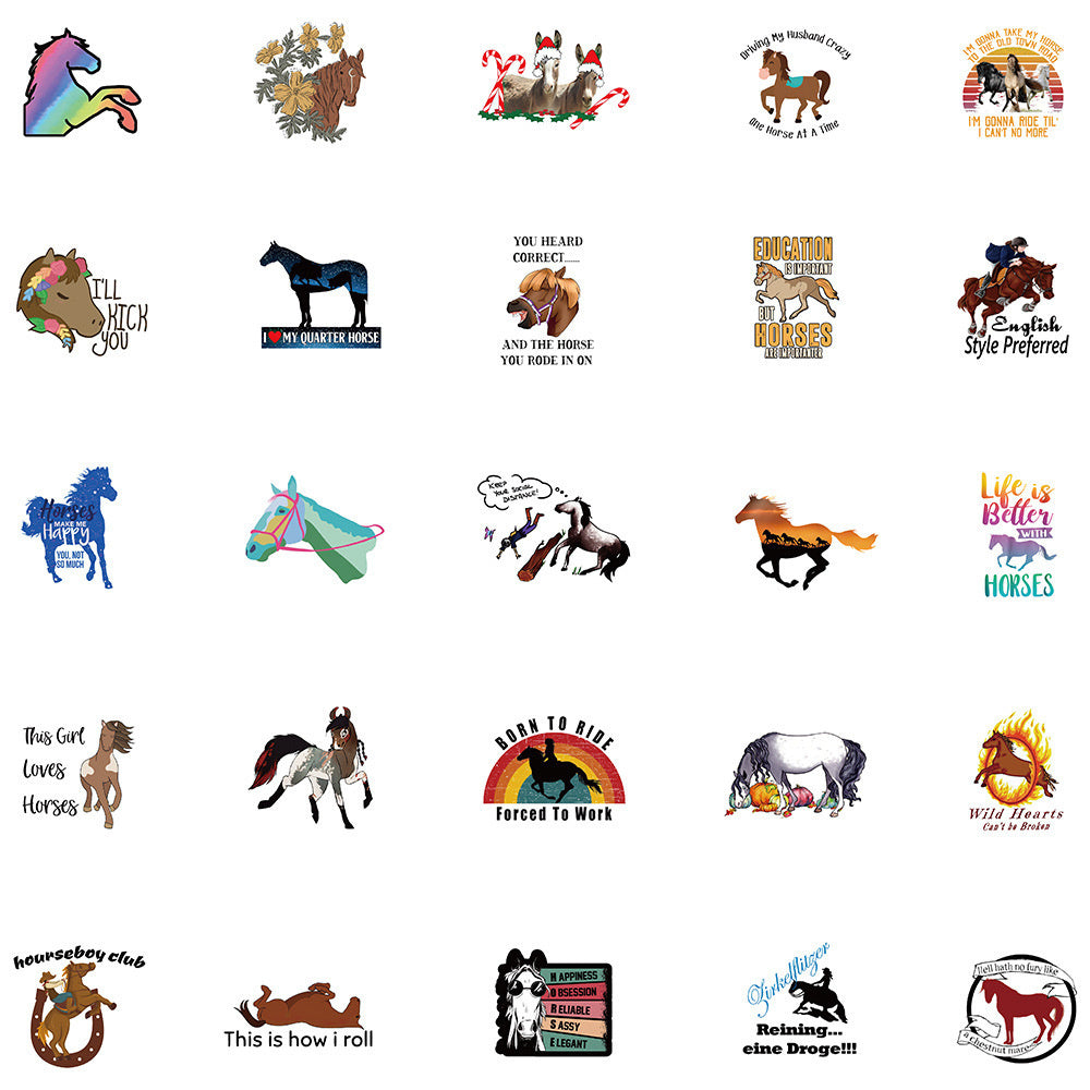 Horse Racing Sports Stickers