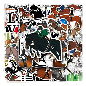 Horse Equestrian Show Stickers