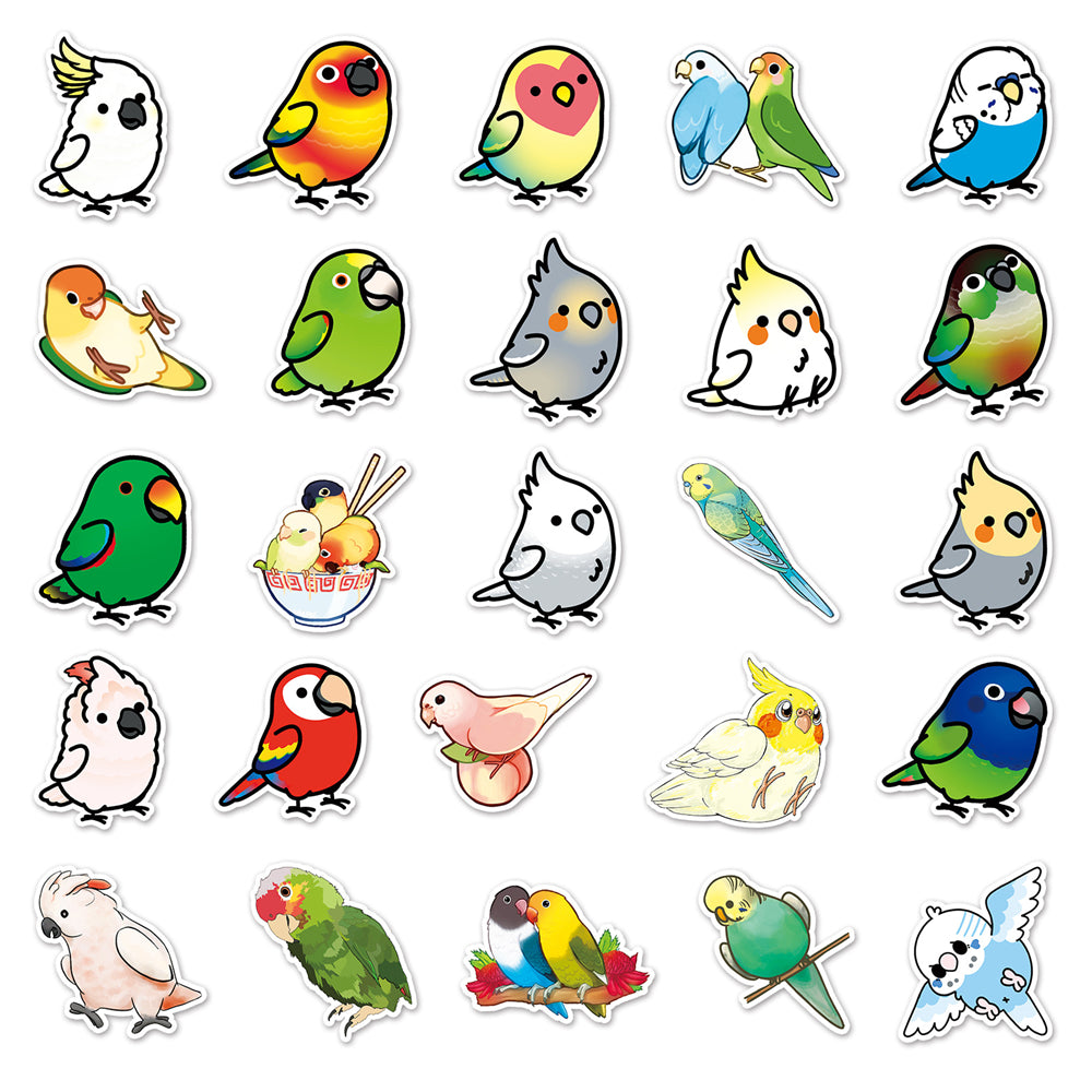 Little Parrot Stickers