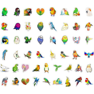 Warm Parrot Stickers