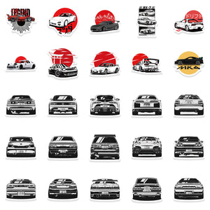 JDM Retrofit Racing Car Stickers