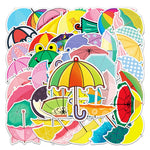 Umbrella Bumbershoot Stickers