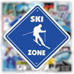 Skiing Ski Stickers