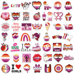 Purple Lesbian Stickers