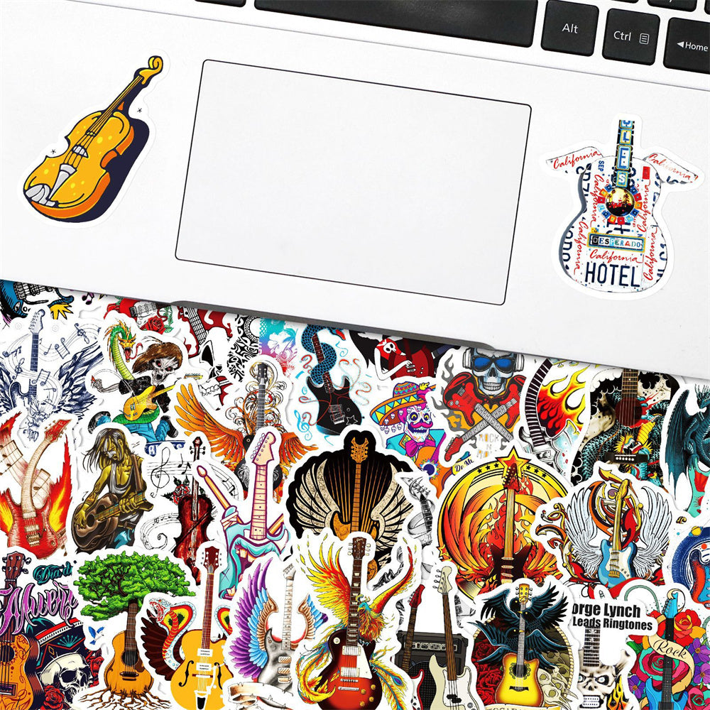 Rock Series Musical Instrument Stickers