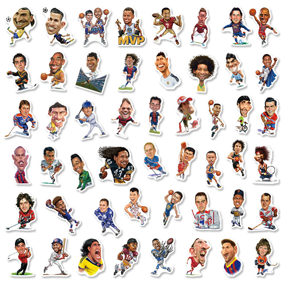 Celebrity Singer Sports Superstar Stickers