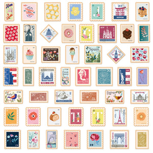 Envelope Stamp Vintage Stickers