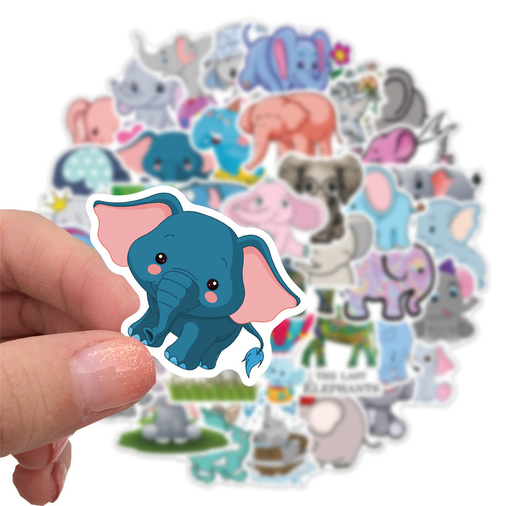 Elephant Angel Stickers