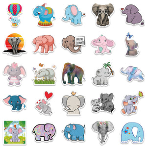 Elephant Angel Stickers