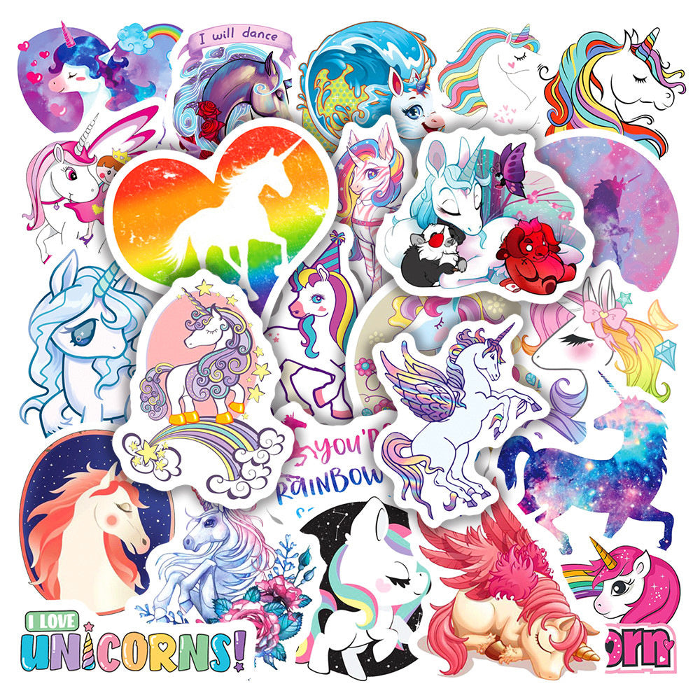 Rainbow Unicorn Stickers