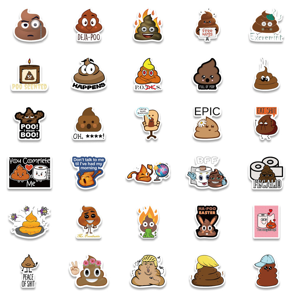 Spoof Poo Stickers