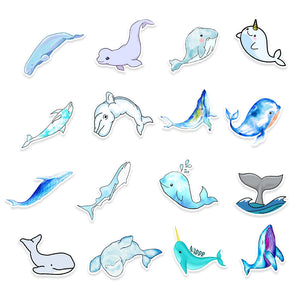 Ocean Marine Life Whale Stickers