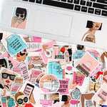 Text Girl Stickers