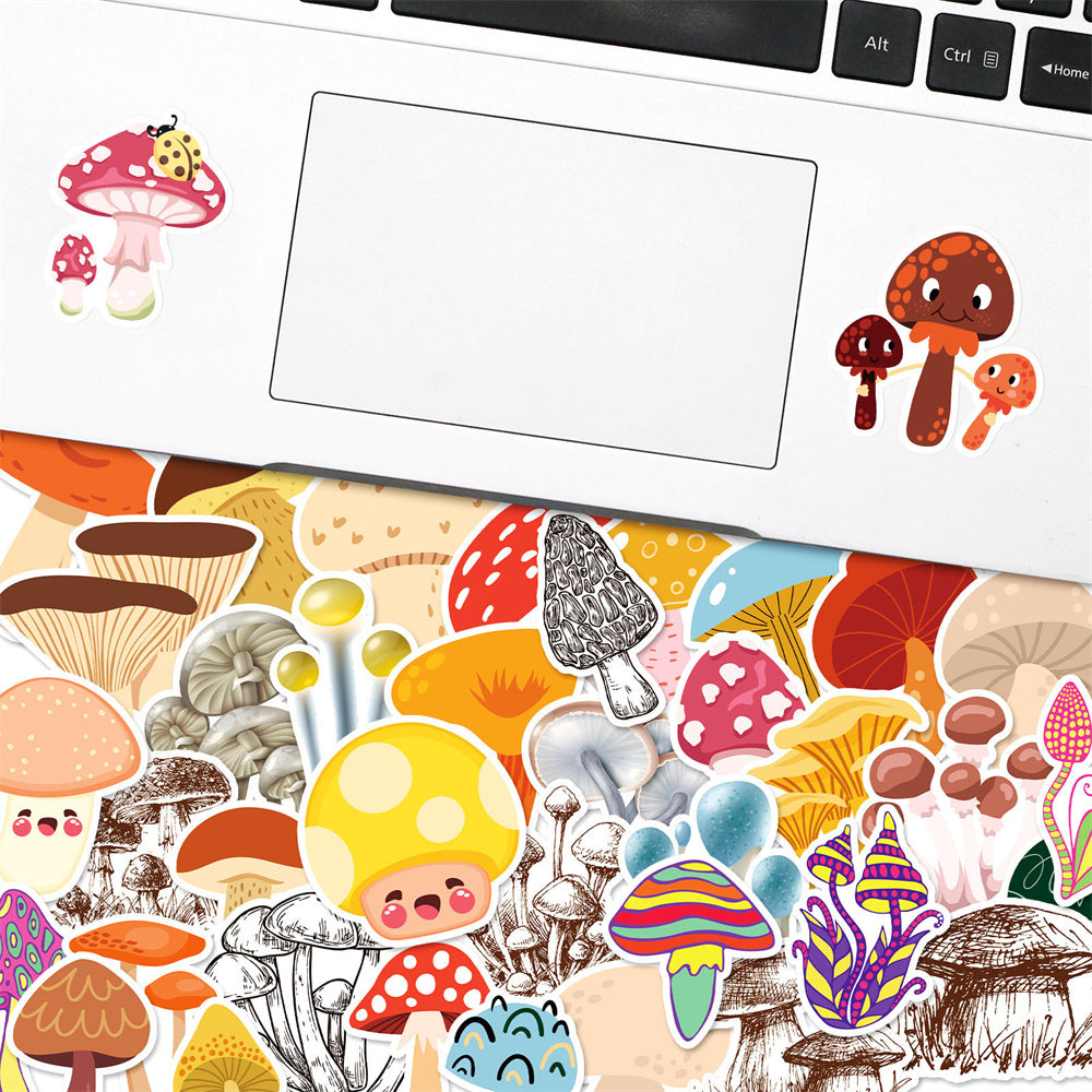 Personification Mushroom Stickers