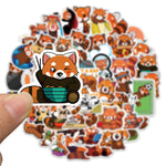 Red Panda Stickers