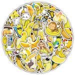 Banana Cute Animal Stickers