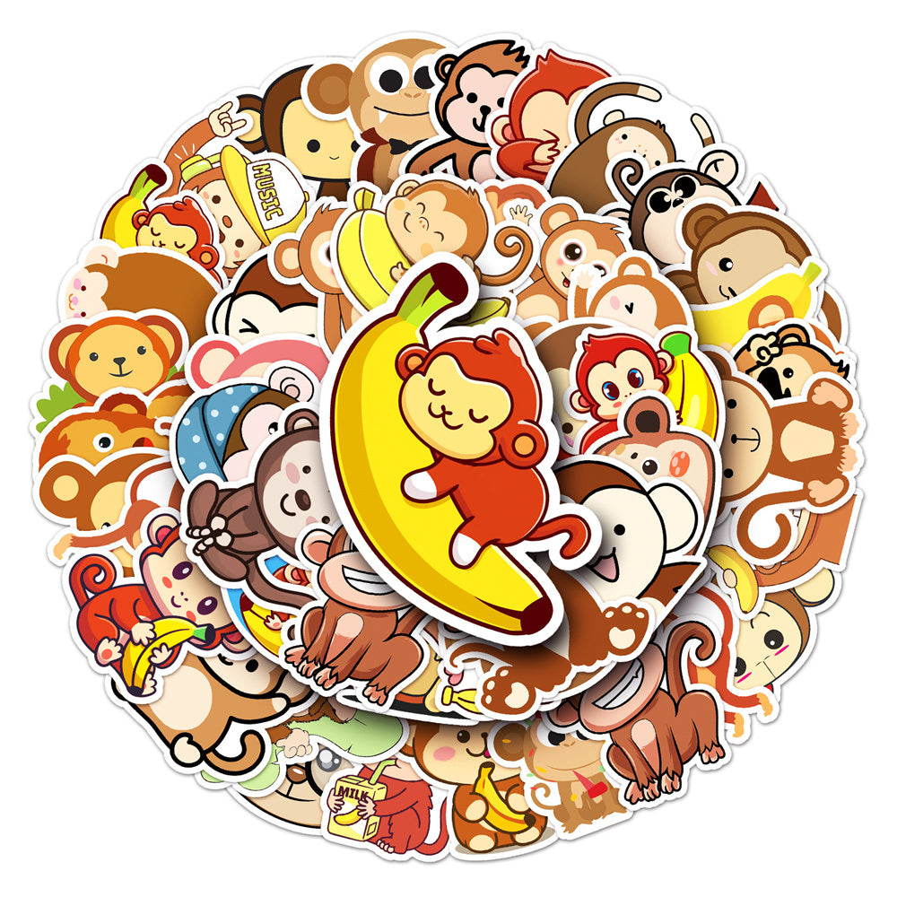 Cute Monkey Stickers