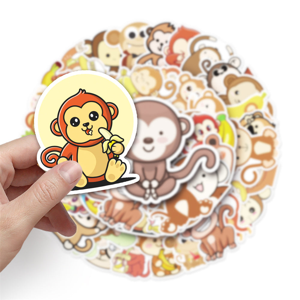 Cute Monkey Stickers