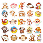 Cute Monkey Stickers