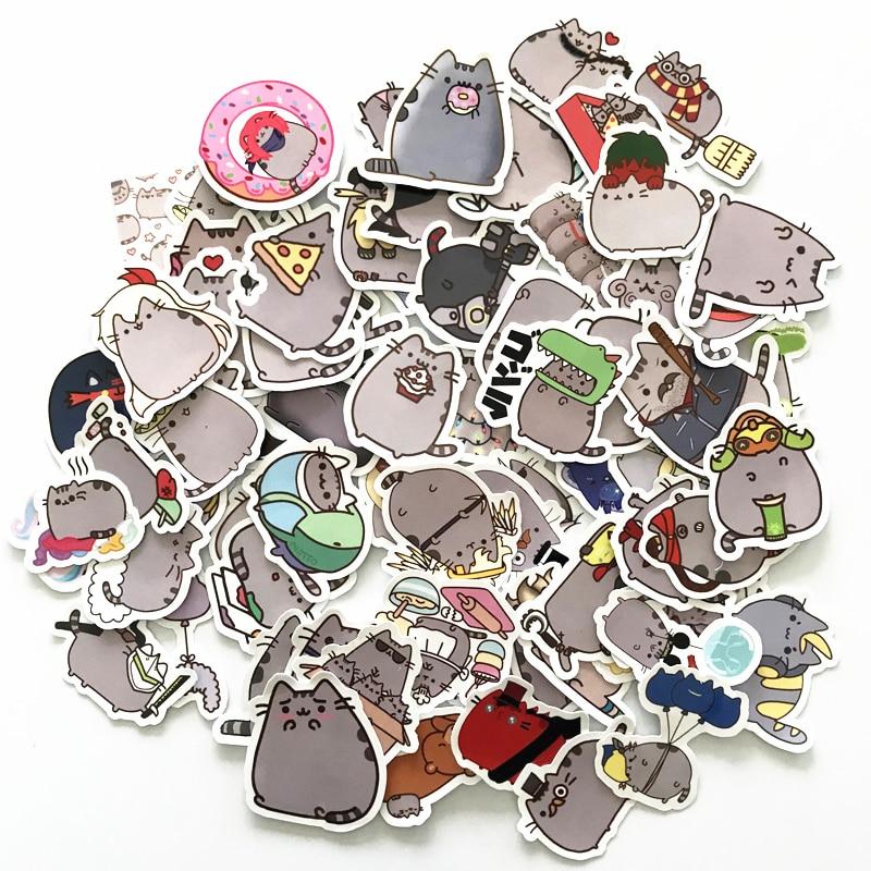 PUSHEEN THE CAT STICKER VARIETY PACK 100+ Stickers - New