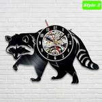 Raccoon Wall Clock