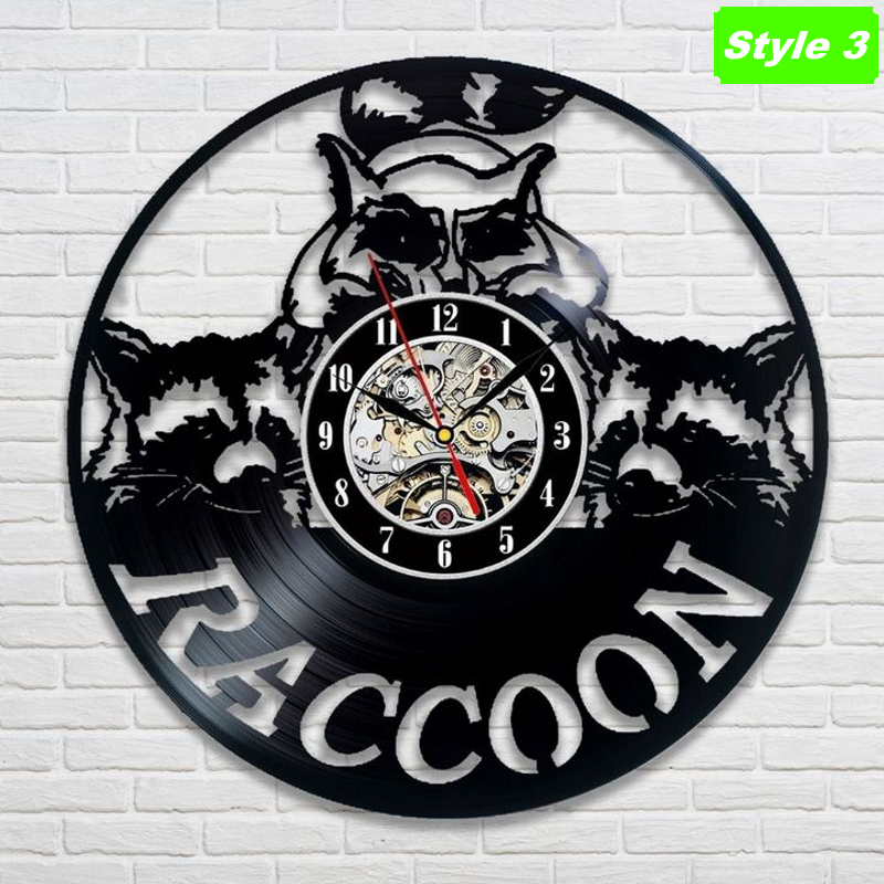 Raccoon Wall Clock