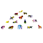 Rainbow Tiger Wooden Jigsaw Puzzle