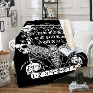 Satan Skull Blanket