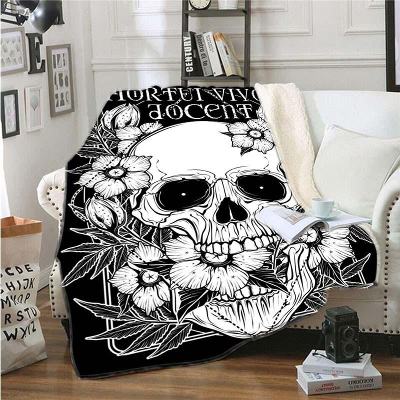 Satan Skull Blanket