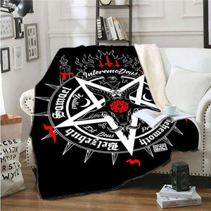 Satan Skull Blanket