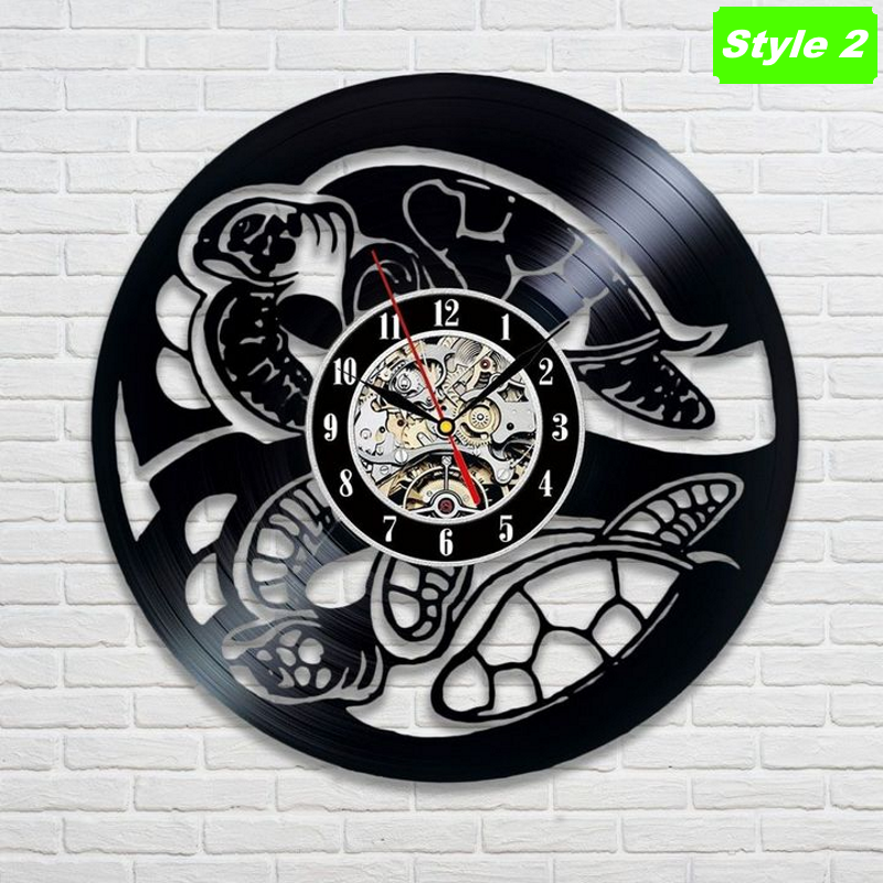 Sea Turtle Wall Clock