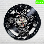 Sheriff Badge Wall Clock