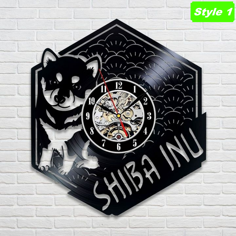 Shiba Inu Wall Clock